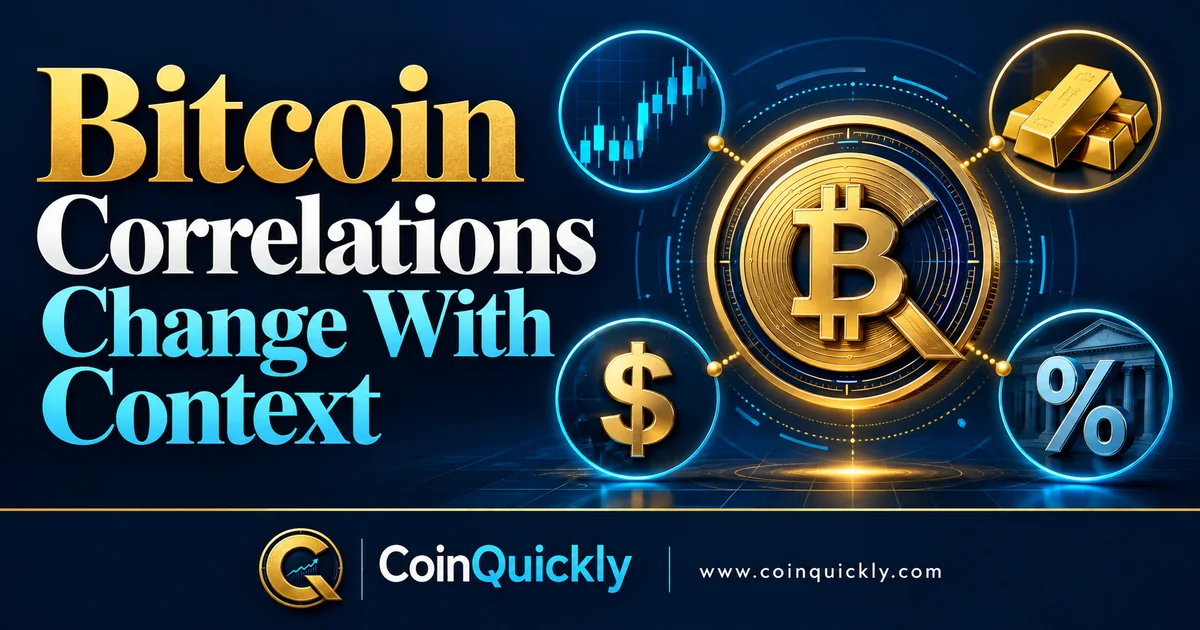 Crypto Market Correlation: Bitcoin vs Stocks, Gold, Dollar & Interest Rates