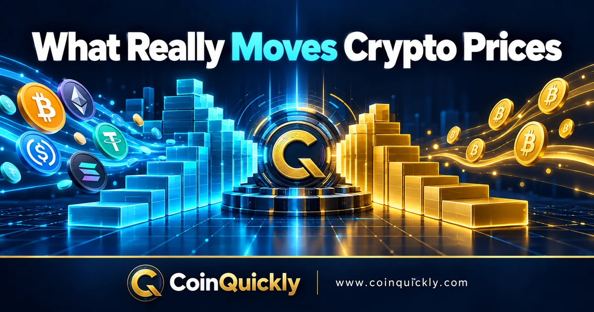 What Moves Crypto Prices? How Supply, Demand, Liquidity & Exchanges Create Price