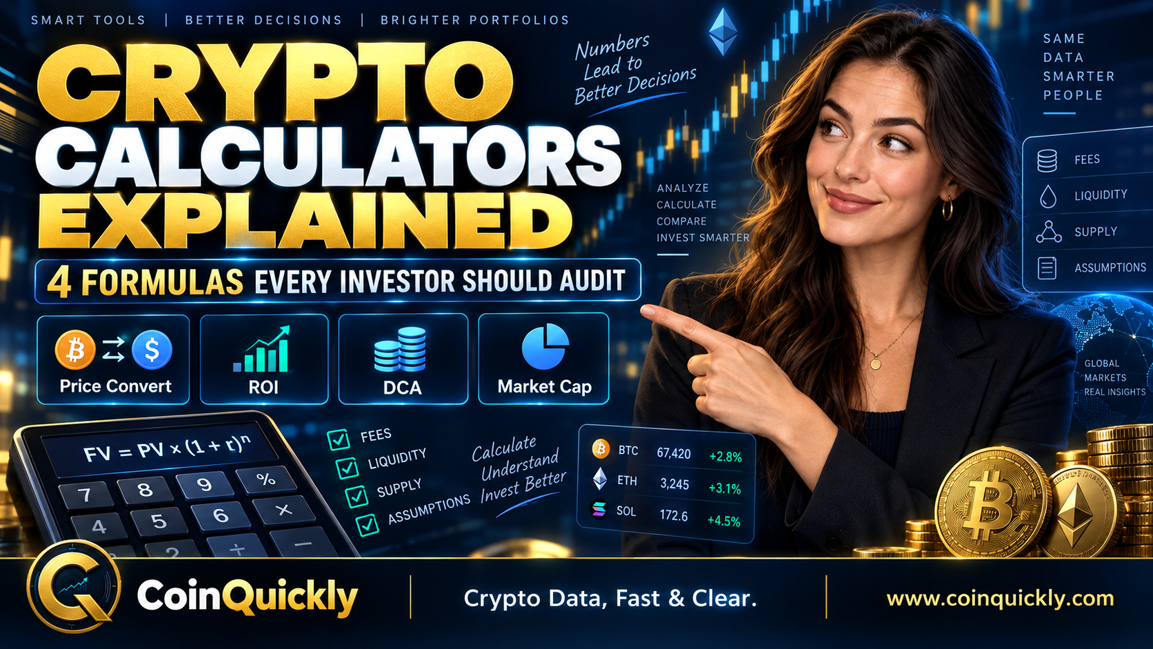 Crypto Calculators: Conversion, ROI, DCA & Market Cap